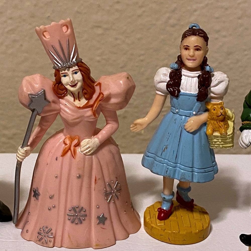 Vintage Wizard of Oz Collectible Figurines Set Dorothy Wicked Witch Scar Glinda - Picture 2 of 11